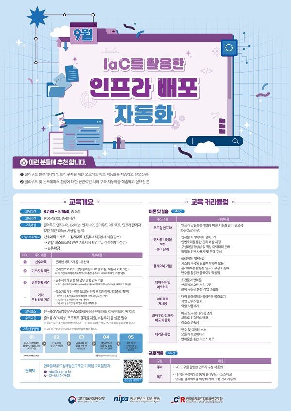 CCCR 전문인력_IaC를 활용한 인프라 배포 자동화